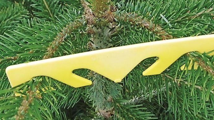 Bis ein Baum ein Christbaum wird, sind viele Handgriffe und Pflege notwendig. Dabei wird etwa ein "Astregler" eingesetzt.  Fotos: Günther Geiling