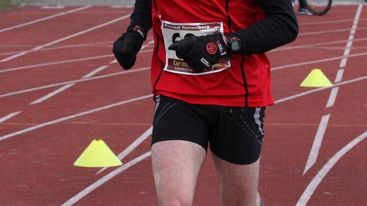 Bernd Wächter vom TV Bad Brückenau lief in Hammelburg ein starkes Rennen und wurde Zweiter im Gesamteinlauf.
