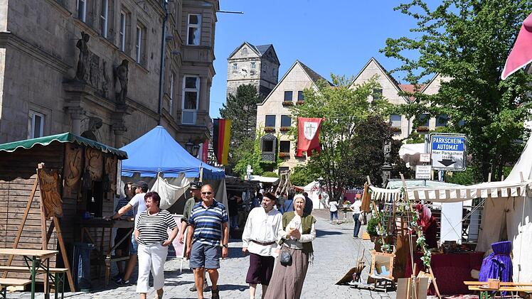 Impressionen vom Historischen Stadtspektakel: Ein Streifzug durch die obere Stadt. Foto: Ronald Rinklef