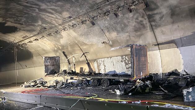 Engelbergtunnel - nach dem Brand