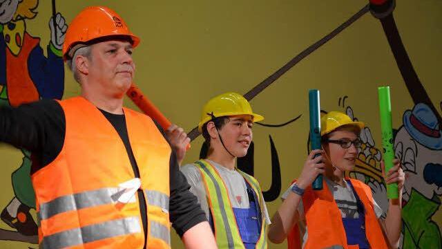 Die Boomwhackers.