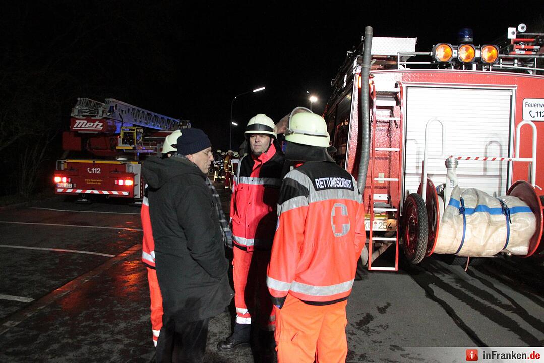 Brand im Asylheim Kulmbach: Großeinsatz