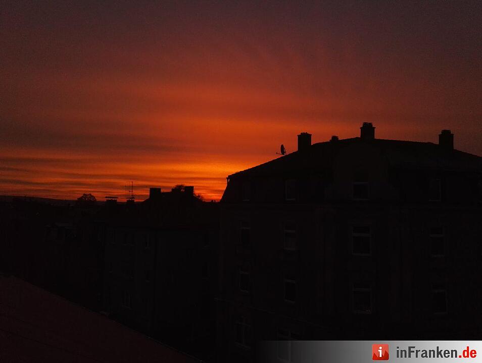 Leserbilder: Sonnenuntergang in Franken