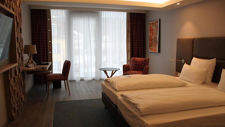 Ein Blick in die neuen Zimmer im generalsanierten Park-Flügel; Foto: Ulrike Müller