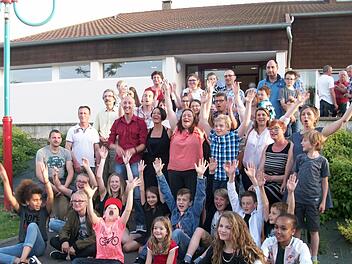 Die deutsch-französische Freundschaft wurde heuer in Bretteville-sur-Laize gepflegt. Foto: Margitta Frank