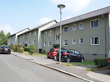 Die Häuser der Wohnbau an der Stettiner Straße werden modernisiert. Foto: Rainer Lutz