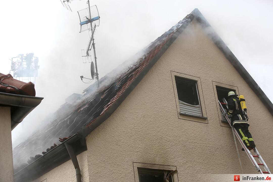 Brand in Wohnhaus in Schönbrunn