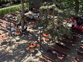 Biergarten "Bundschuh an der Residenz" in W&uuml;rzburg