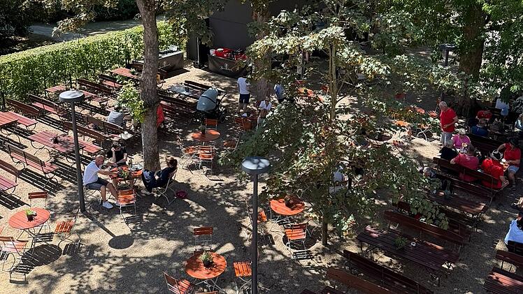 Biergarten "Bundschuh an der Residenz" in W&uuml;rzburg