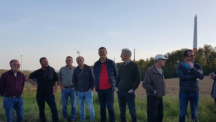 BN Aktive besuchten in Fuchstadtdie  geplante PV-Freiflächenanlage. Foto: Elisabeth Assmann