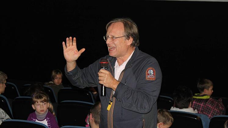 Dietrich Grönemeyer in der Diskussion in der Kronacher Filmburg