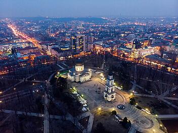 Chişinău/Chisinau - die Hauptstadt der osteuropäischen Republik Moldawien