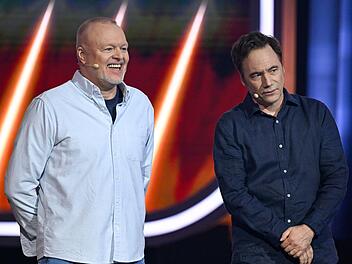 In der Show "Stefan & Bully gegen irgendson Schnulli" (alle bisherigen Folgen sind abrufbar bei RTL+) sind Stefan Raab (links) und Michael "Bully" Herbig regelm&auml;&szlig;ig gemeinsam zu sehen.