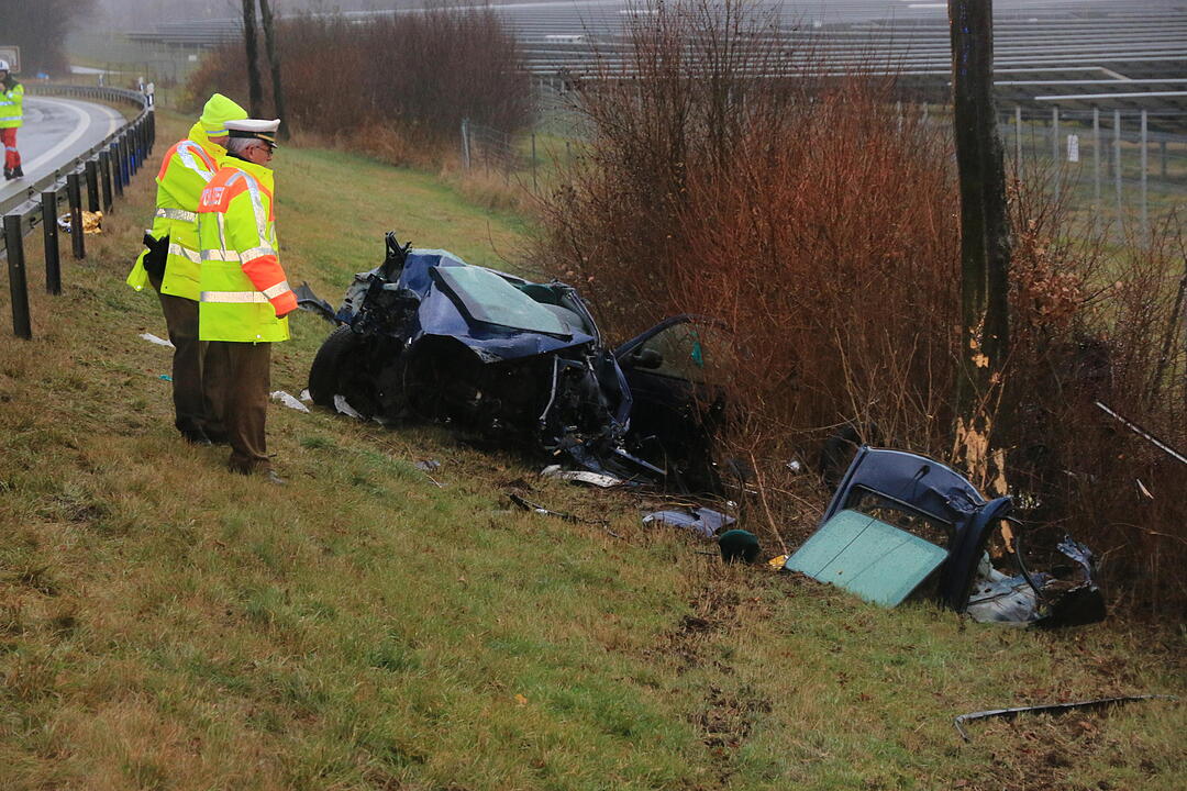 Schwerer Unfall auf A70 bei Wonsees