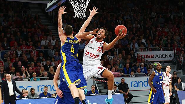 Brose Bamberg spielt am Sonntagabend gegen Oldenburg. Foto: Sportpress