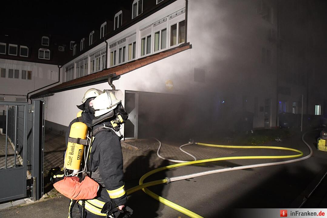 Brand in Tiefgarage in Bamberg - Hotel evakuiert