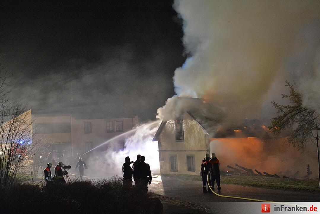 Brand im Kloster Maria Bildhausen