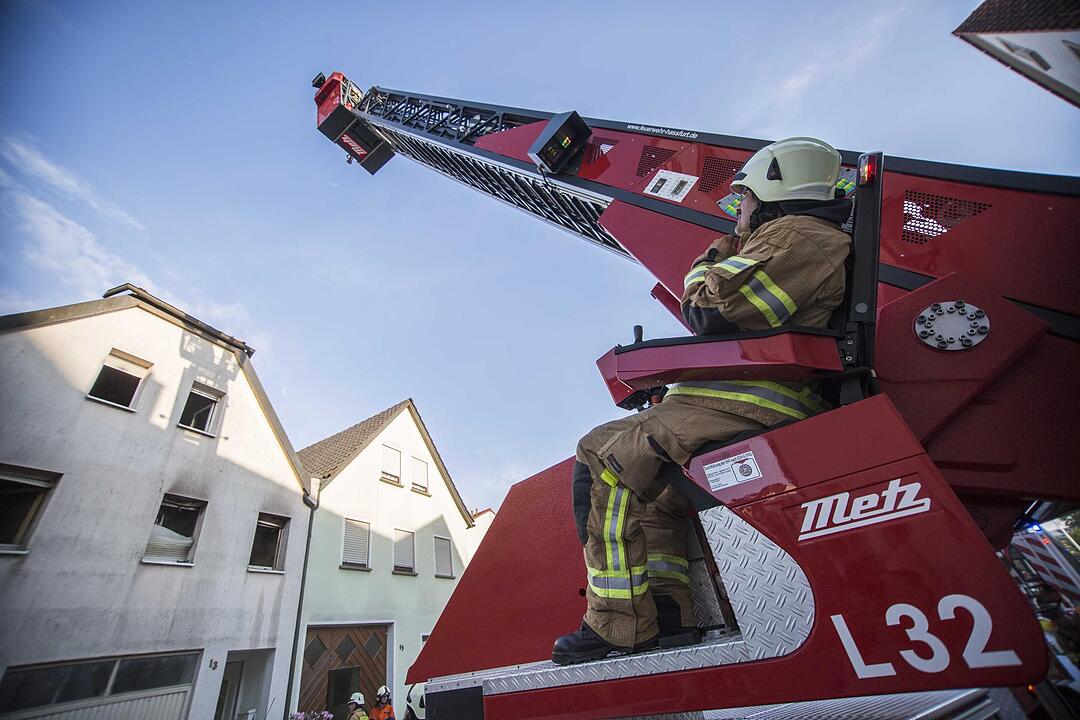 Brand in Einfamilienhaus in Haßfurt