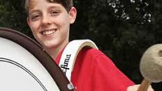 Julian schlug die Werbetrommel für die Georgis in Ancenis.