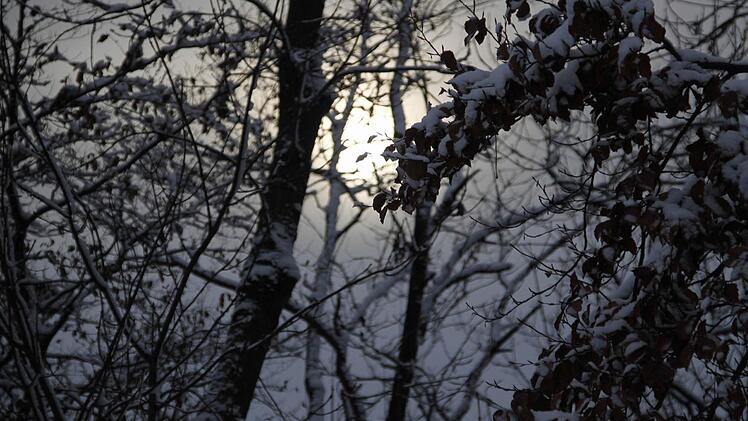 Die Sonne kämpfte bereits am frühen Nachmittag mit den Winterwolken.