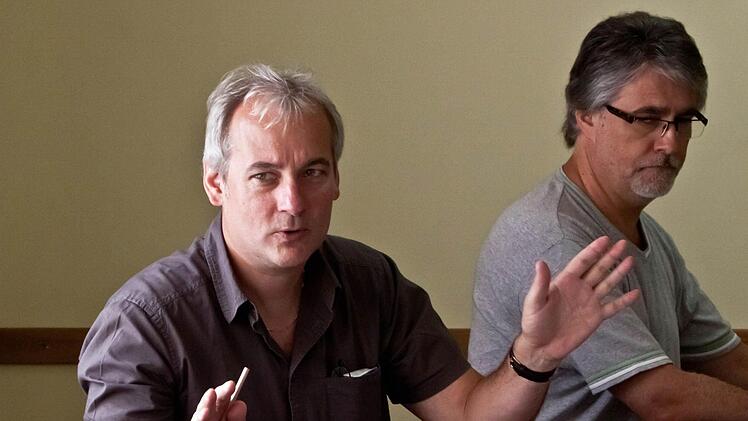 Dirigent Ivan Boldog bei der Probenarbeit.