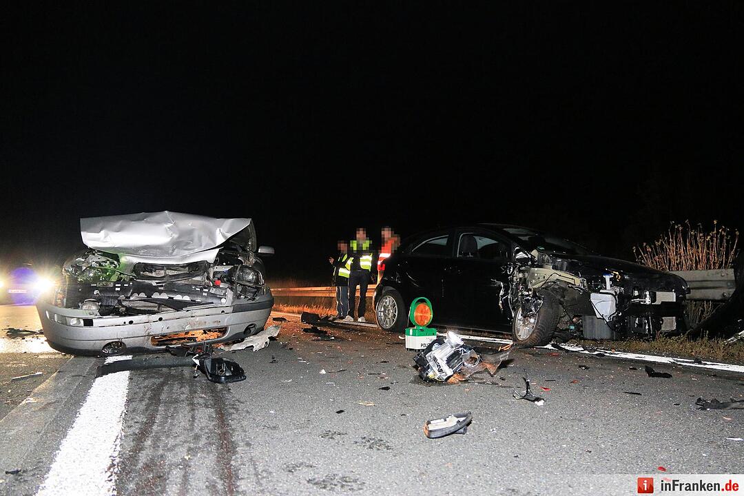 Karambolage auf der A70 bei Oberhaid