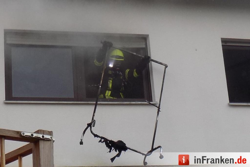 Zimmerbrand in Wellerstadt