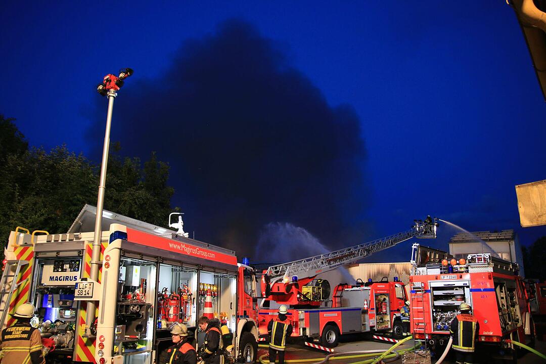 Großbrand Kart-Bahn Marktzeuln (2)