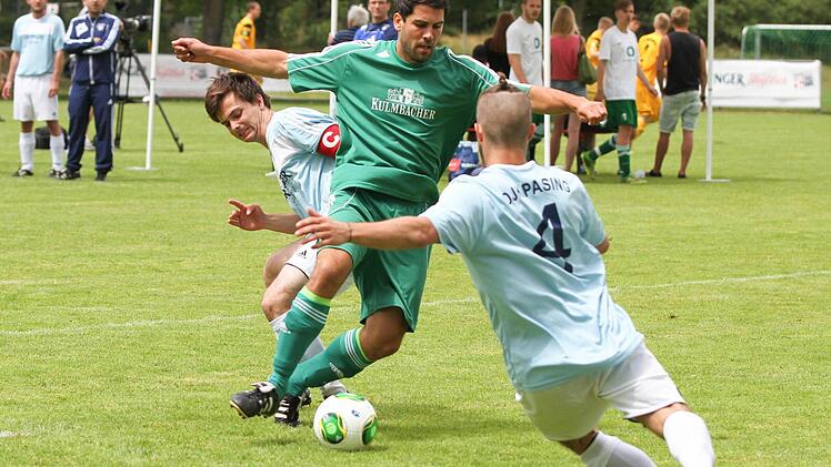 Der Neudrossenfelder Felix Heil im Spiel gegen die DJK/SV München-Pasing.