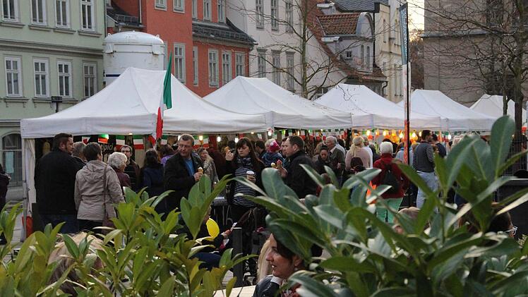 Heimeliges Flair am Albertsplatz. Foto: Simone Bastian