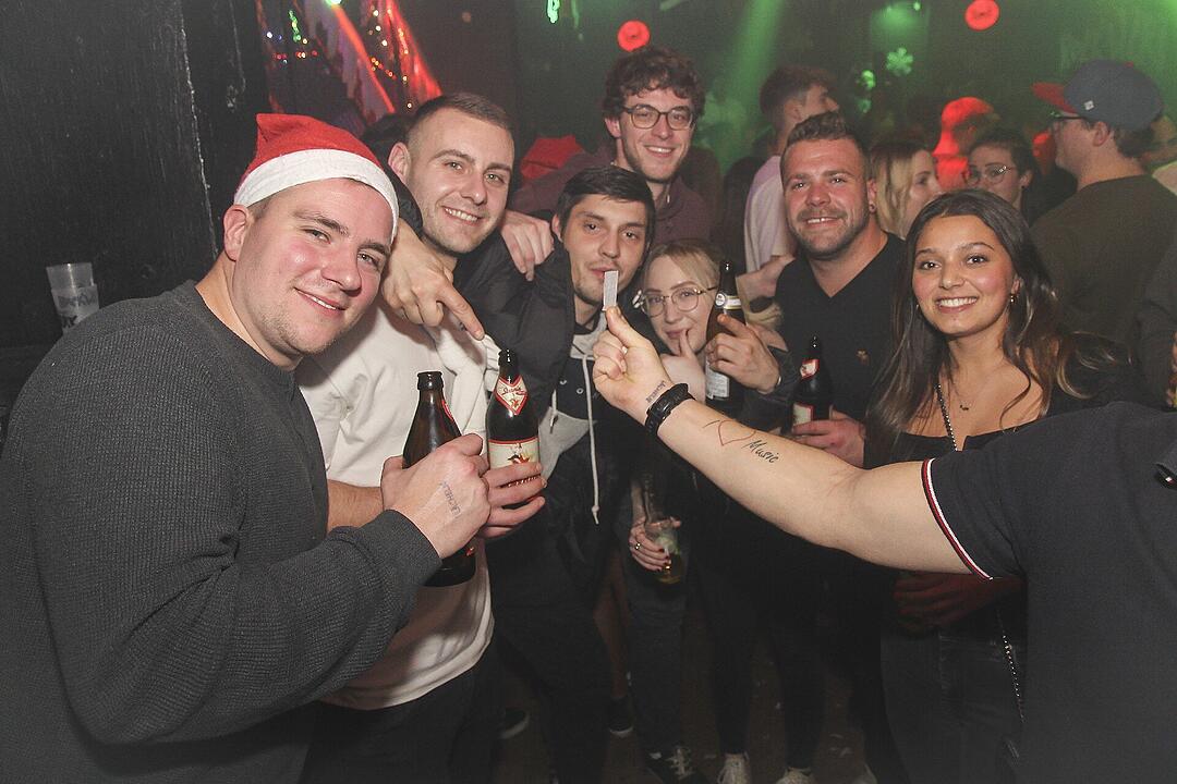 Partystimmung an Heiligabend