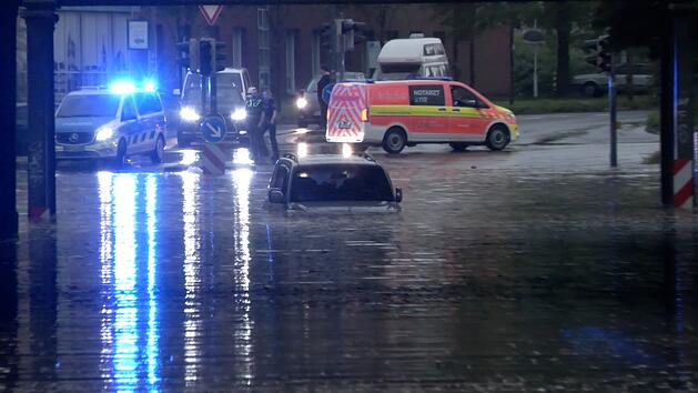 Unwetter in Nordrhein-Westfalen