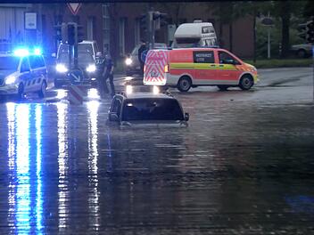 Unwetter in Nordrhein-Westfalen