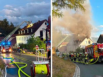 Verletzter bei Brand von Mehrfamilienhaus im Kreis Kulmbach