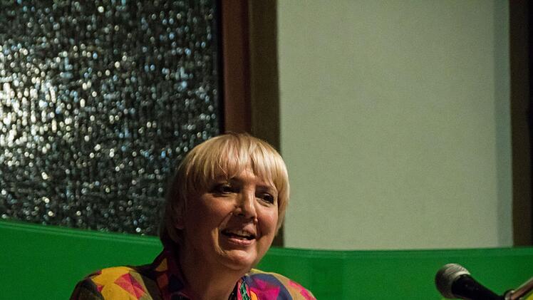 Impressionen vom Wahlkampfauftritt von Claudia Roth beim Kreisverband Coburg-Stadt der GrünenFoto: Jochen Berger