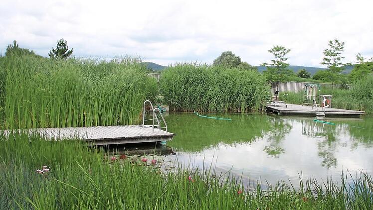 Der Naturbadesee im Saunaland - derzeit noch ohne Gäste