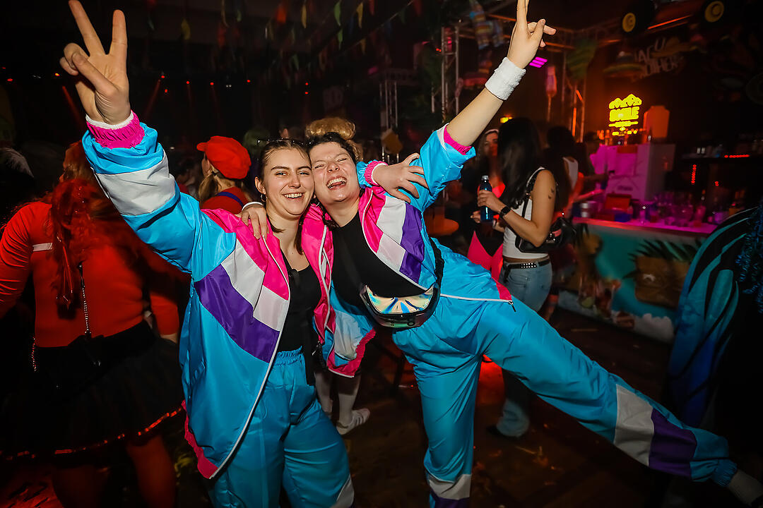 Beste Partystimmung in der Stadthalle