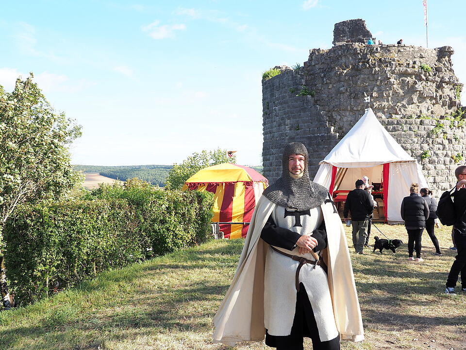 Auf der Burgruine in Bad Kissingen