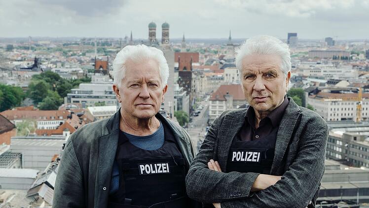 Vier Tage vor ihrem offiziellen Renteneintritt wurden Franz Leitmayr (Udo Wachtveitl, links) und Ivo Batic (Miroslav Nemec) noch einmal mit einem besonders schwierigen Fall konfrontiert.