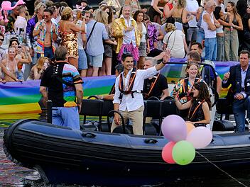 Canal Parade in Amsterdam