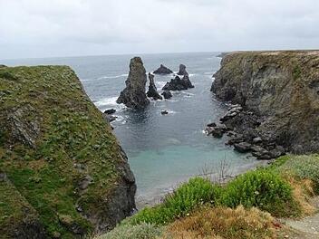 Blick von der Küste der Belle Ile, eine Insel in der Nähe von Plouay in der Bretagne, der Partnergemeinde von Küps in Frankreich Foto: Rudolf Pfadenhauer