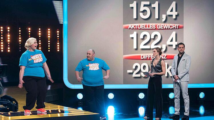 Im "The Biggest Loser"-Finale 2013 musste auch Susanne auf die Waage: die Küpserin hatte fast 30 Kilo verloren. Foto: Sat.1