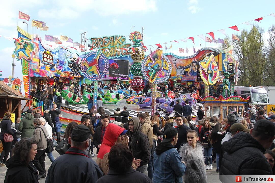 Volksfest in Nürnberg: Trotz Kälte gut besucht