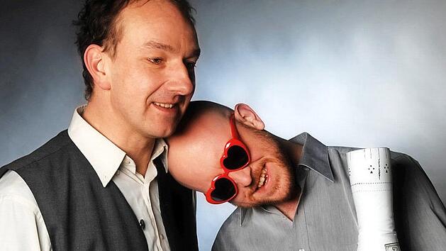 Jürgen Heimüller (links) und Arnd Rühlmann haben "alles, bloß kein Liebeslied" ... Foto: p
