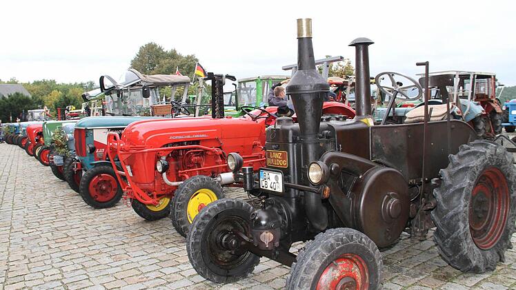 Dieselrösser in Reih und Glied.