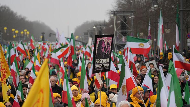 Demonstration f&uuml;r Freiheit im Iran