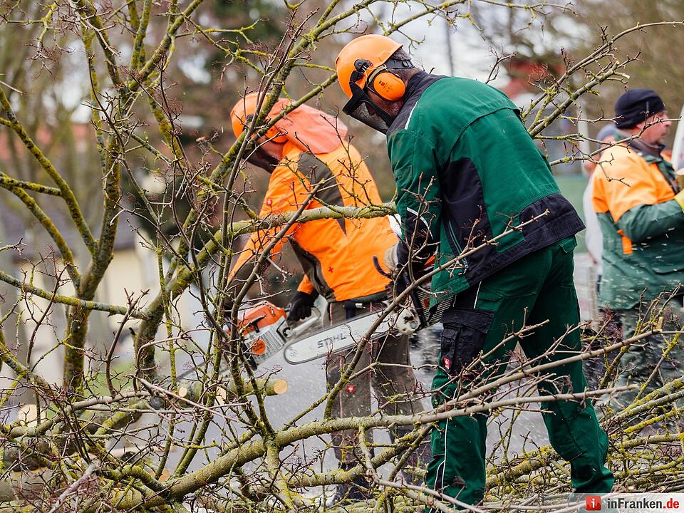 Tornado in Kürnach - Tag danach