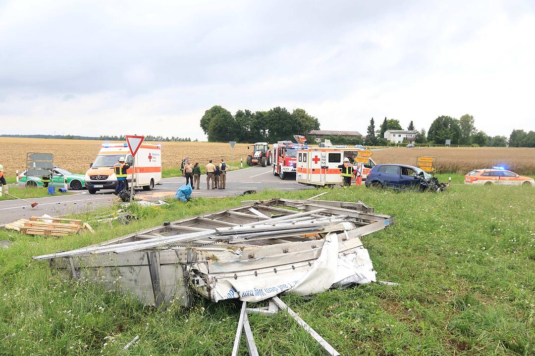 Schwerer Unfall im Landkreis Bamberg