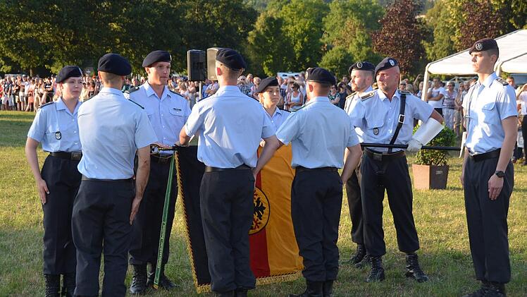 Feierliches Gelöbnis in Bad Bocklet. Foto: Peter Rauch