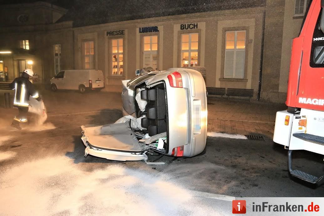Verkehrsunfall an Coburger Bahnhof